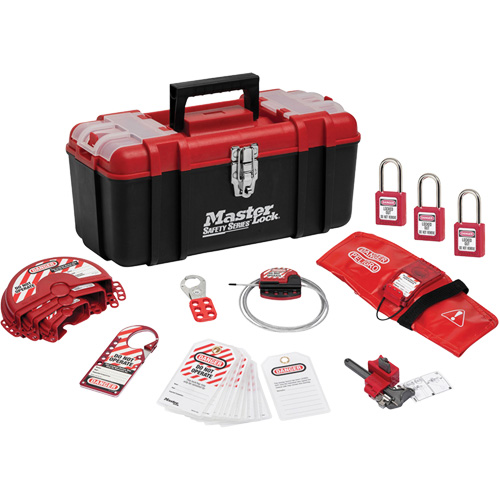 Standard Lockout Kit with Zenex Thermoplastic Locks, Valve Kit, 13 Components Haskins Industrial Inc.