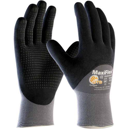 ATG MaxiFlex&reg; Endurance Touchscreen Compatible Gloves, X-Large, Nitrile Coating, 15 Gauge, Nylon Shell Haskins Industrial Inc.
