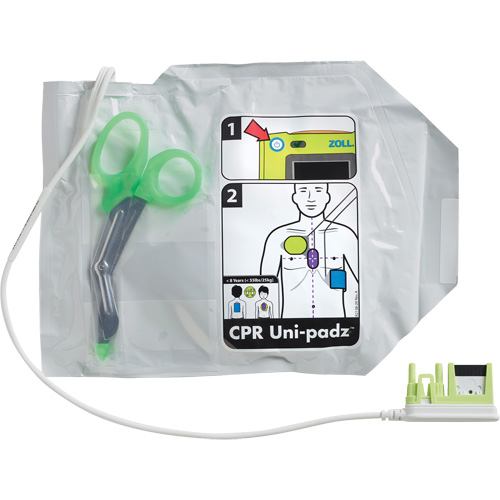 CPR Uni-Padz Adult & Pediatric Electrodes, Zoll AED 3 For, Class 4 Haskins Industrial Inc.