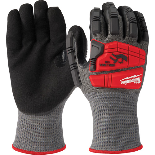 Impact & Cut-Resistant Gloves, Size X-Large, 18 Gauge, Nitrile Coated, ANSI/ISEA 105 Level 5 Haskins Industrial Inc.