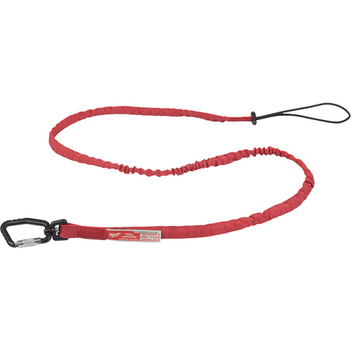 Extended Reach Locking Tool Lanyard, Bungee, Carabiner/Loop Haskins Industrial Inc.
