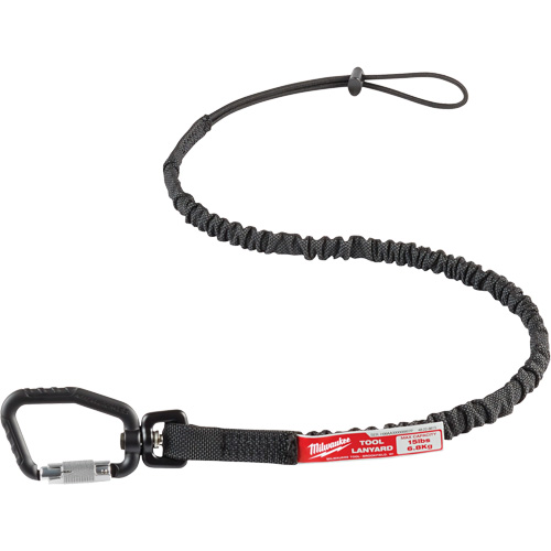 Locking Tool Lanyard, Bungee, Carabiner/Loop Haskins Industrial Inc.