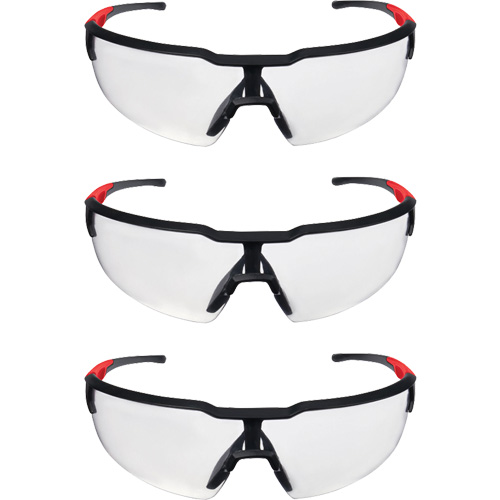 Lunettes de s&eacute;curit&eacute;, Lentille Transparent, Anti-&eacute;gratignures, ANSI Z87+/R&eacute;pond ou surpasse la norme CSA Z94.3 Haskins Industrial Inc.