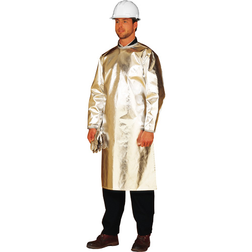 ALM 300 Long Heat Protective Apron/Smock, 48" L, Aluminized Fibreglass Haskins Industrial Inc.