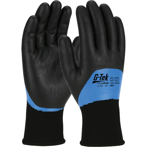 Gants isol&eacute;s r&eacute;sistants aux coupures G-Tek PolyKor, Taille Petit, Calibre 15, Rev&ecirc;tement Nitrile, Enveloppe en Fil technique, ANSI/ISEA 105 niveau 4 Haskins Industrial Inc.