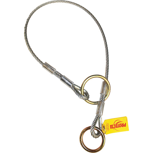 Adaptateur pour c&acirc;ble &agrave; deux anneaux, Fixation universelle, Usage Temporaire Haskins Industrial Inc.