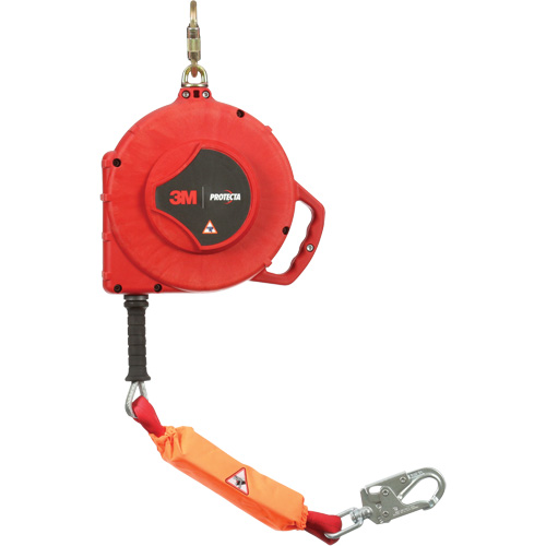 Rebel Self Retracting Lifeline, 50', Galvanized Steel, Swivel Haskins Industrial Inc.