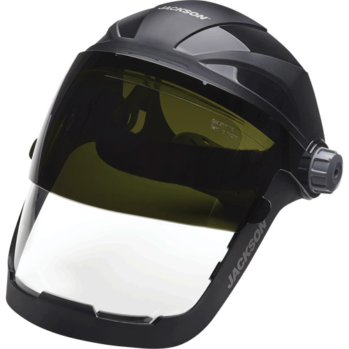 Quad 500 Premium Anti-Fog Multi-Purpose Faceshield Haskins Industrial Inc.
