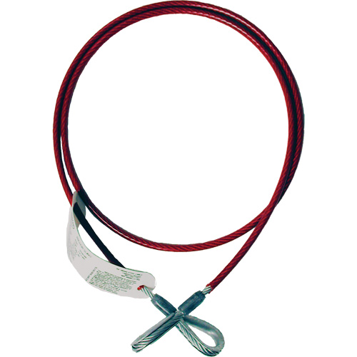 6' Anchorage Connector Cable, Sling, Temporary Use Haskins Industrial Inc.