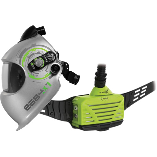 e3000x Welding Belt-Mount PAPR System, Headcover & Faceshield/Welding Helmet, Lithium-Ion Battery Haskins Industrial Inc.
