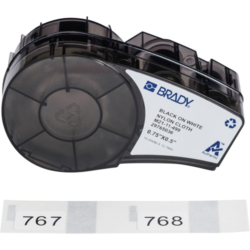 Aggressive Adhesive Multi-Purpose Labels with Ribbon, Black Haskins Industrial Inc.