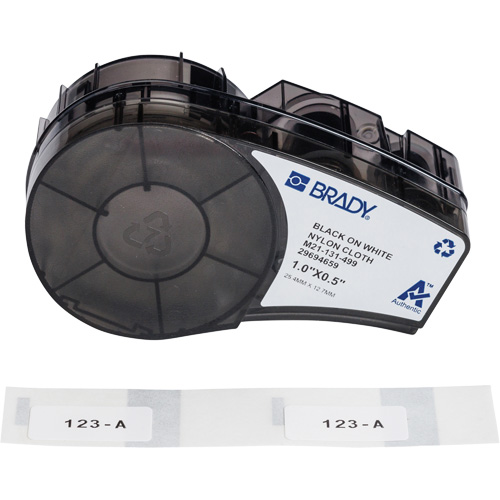 Aggressive Adhesive Multi-Purpose Labels with Ribbon, Black Haskins Industrial Inc.