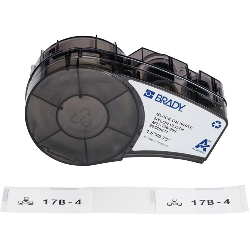 Aggressive Adhesive Multi-Purpose Labels with Ribbon, Black Haskins Industrial Inc.