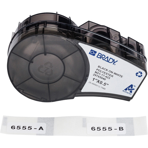 Harsh Environment Multi-Purpose Labels with Ribbon, Black Haskins Industrial Inc.