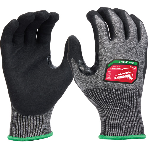 High-Dexterity Dipped Gloves, Size Small, 18 Gauge, Nitrile Coated, Polyethylene Shell, ASTM ANSI Level A6/EN 388 Level F Haskins Industrial Inc.