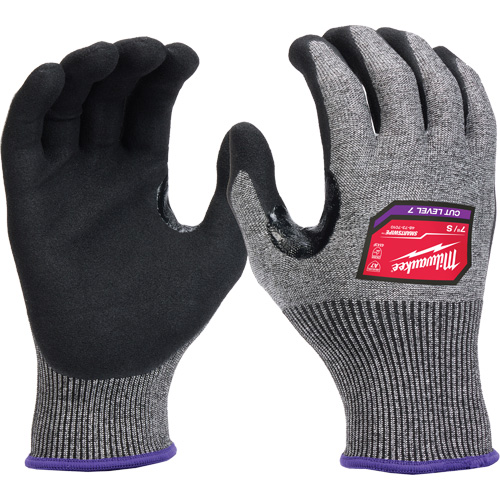 High-Dexterity Dipped Gloves, Size Small, 18 Gauge, Nitrile Coated, Nylon/Polyethylene/Tungsten Shell, ASTM ANSI Level A7/EN 388 Level 4 Haskins Industrial Inc.