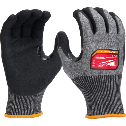 High-Dexterity Dipped Gloves, Size Small, 18 Gauge, Nitrile Coated, Nylon/Polyethylene/Tungsten Shell, ASTM ANSI Level A8/EN 388 Level F Haskins Industrial Inc.