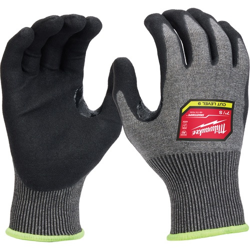 High-Dexterity Dipped Gloves, Size Small, 18 Gauge, Nitrile Coated, Nylon/Polyethylene/Tungsten Shell, ASTM ANSI Level A9/EN 388 Level F Haskins Industrial Inc.