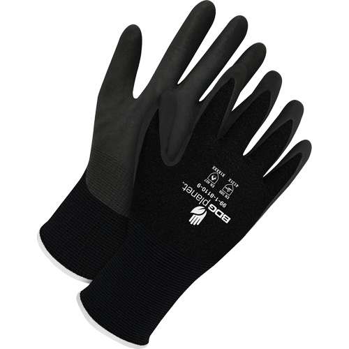 Gants enduits BDG Planet, 2T-petit/5, R&ecirc;vetement Mousse de nitrile, Calibre 15, Enveloppe en Nylon/Spand Haskins Industrial Inc.