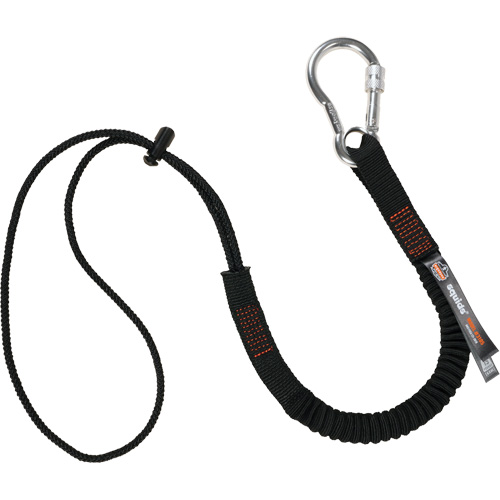 Squids 3105 Tool Lanyard, Bungee, Carabiner/Loop Haskins Industrial Inc.