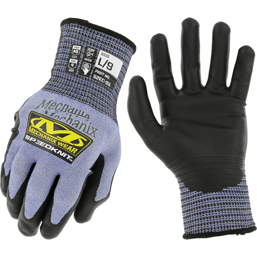 Gants r&eacute;sistants aux coupures SpeeKnit S2EC33, Taille Petit/7, Calibre 18, Rev&ecirc;tement Ur&eacute;thane, Enveloppe en PEHP/Tungst&egrave;ne, ASTM ANSI niveau A5/EN 388 niveau D Haskins Industrial Inc.
