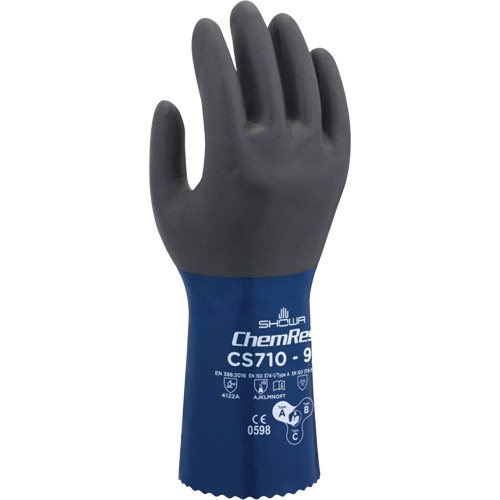 Gants r&eacute;sistants aux produits chimiques CS710, Taille 7, 12" lo, Polyester Haskins Industrial Inc.