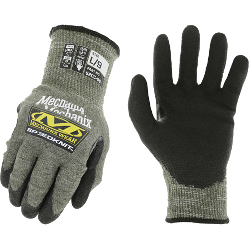 Gants de travail Speedknit, Taille 7, Calibre 13, Rev&ecirc;tement Ur&eacute;thane, Enveloppe en PEHP/Tungst&egrave;ne, ASTM ANSI niveau A9 Haskins Industrial Inc.