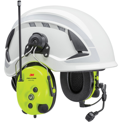 PELTOR LiteCom Plus Headset, Cap Mount Style Haskins Industrial Inc.