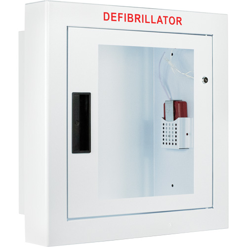 Grande armoire semi-encastr&eacute;e avec alarme, Zoll AED Plus/Zoll AED 3/Cardio-Science/Physio-Control Pour, Non m&eacute;dical Haskins Industrial Inc.