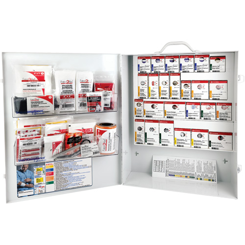 SmartCompliance&reg;  First Aid Cabinet, Meets CSA Z1220-17 Type 3 High-Risk Environment, Medium (26-50 Workers) Haskins Industrial Inc.