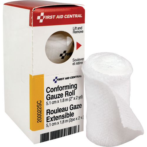 SmartCompliance&reg; Refill Conforming Stretch Gauze Bandage, Roll, 6' L x 2" W, Sterile, Medical Device Class 1 Haskins Industrial Inc.