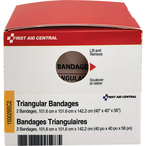 SmartCompliance&reg; Refill Triangular Bandages Haskins Industrial Inc.