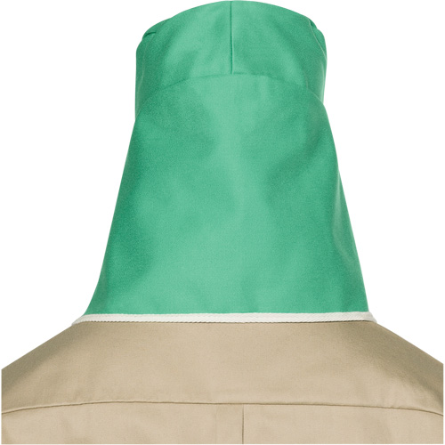 Weldlite Welding Cap With Neck Drape, One Size, Green Haskins Industrial Inc.