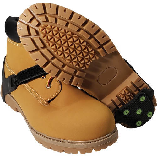 Dispositif de traction de talon Icetred, Caoutchouc/Carbure de tungst&egrave;ne, Traction Crampon, Taille unique Haskins Industrial Inc.