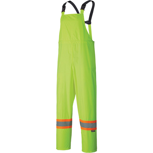 5599 Lightweight Waterproof Rain Suit, Polyester/PVC, X-Small, High Visibility Lime-Yellow Haskins Industrial Inc.