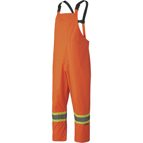 5608 210D Waterproof Rain Suit, Polyester/PVC, Small, High Visibility Orange Haskins Industrial Inc.
