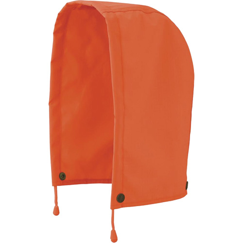 5400H 300D Trilobal Ripstop Waterproof Rain Jacket Hood, High Visibility Orange, Polyester Haskins Industrial Inc.