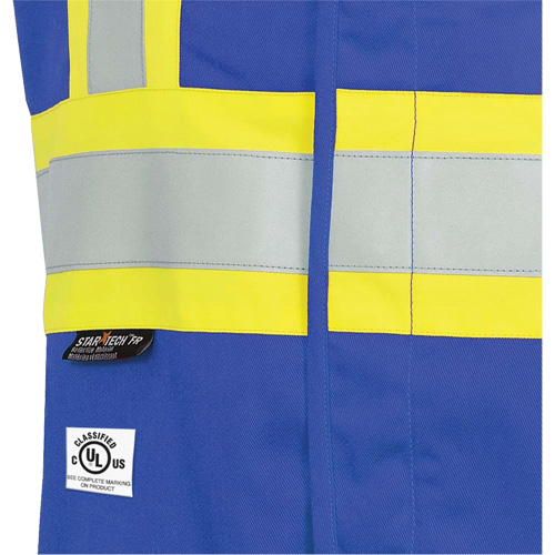 7730 FR-Tech&reg; Flame-Resistant Arc Safety Vest, Small, Royal Blue, 10 cal/cm² Haskins Industrial Inc.