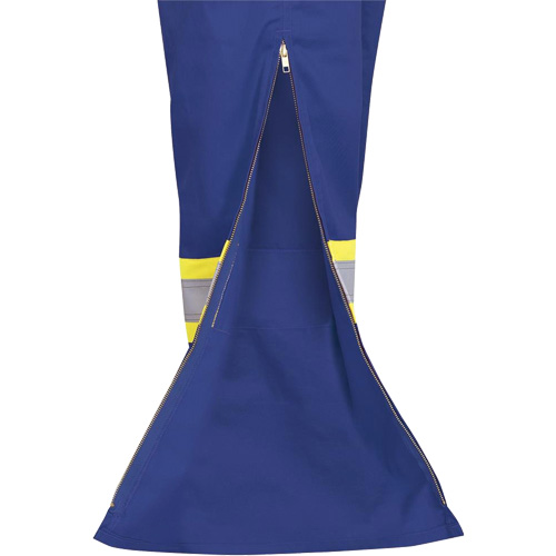 7706 Combinaison ignifuge FR-Tech avec fermetures &agrave; glissi&egrave;re aux jambes, Taille 36, Bleu royal, 9,7 cal/cm² Haskins Industrial Inc.