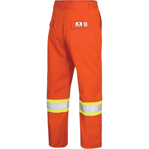 7763 FR-Tech&reg; 88/12 Arc Rated High-Visibility Safety Pants, 38, x 30, High Visibility Orange, 9.7 cal/cm² Haskins Industrial Inc.