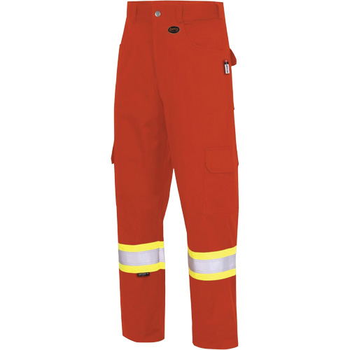 7765 FR-Tech&reg; 88/12 Arc Rated High-Visibility Safety Cargo Pants, 32, x 34, High Visibility Orange, 10 cal/cm² Haskins Industrial Inc.