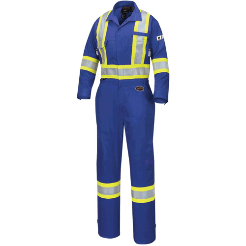 7704W FR-Tech&reg; Women's FR/Arc-Rated Coveralls, Size X-Small, Royal Blue, 10 cal/cm² Haskins Industrial Inc.