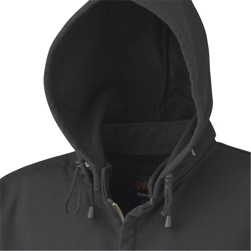 337 Flame-Resistant Zip Style Hoodie, Men's, X-Small, Black, 22 cal/cm² Haskins Industrial Inc.