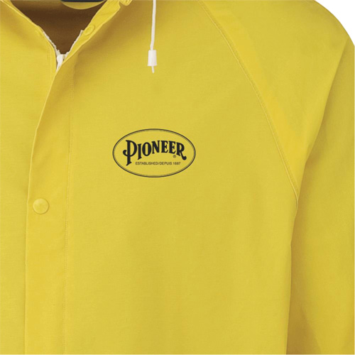 577J Veste imperm&eacute;able, Polyester/PVC, Petit, Jaune Haskins Industrial Inc.