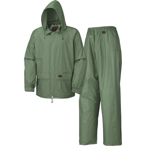 583 V&ecirc;tements imperm&eacute;ables, Polyester/PVC, Petit, Vert Haskins Industrial Inc.