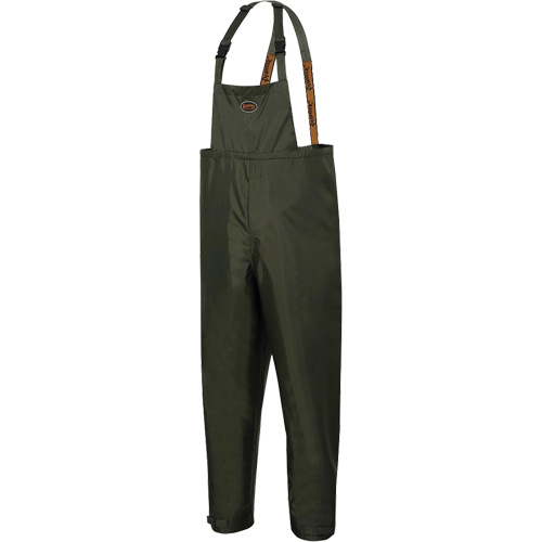 D8120P Nailhead Ripstop Tree Planter Bib Pants, X-Small, Polyester/PVC, Green Haskins Industrial Inc.