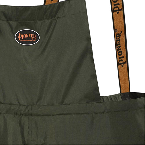 D8120P Nailhead Ripstop Tree Planter Bib Pants, X-Small, Polyester/PVC, Green Haskins Industrial Inc.