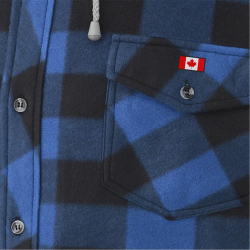 415SS Chemise &agrave; capuche matelass&eacute;e, Hommes, Petit, Multicolore Haskins Industrial Inc.
