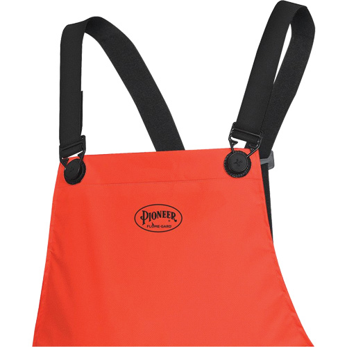 576P FR Safety Bib Pants, Small, High Visibility Orange Haskins Industrial Inc.