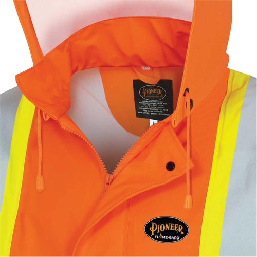5892PKT High-Visibility FR Waterproof Safety Jacket, X-Small, High Visibility Orange Haskins Industrial Inc.